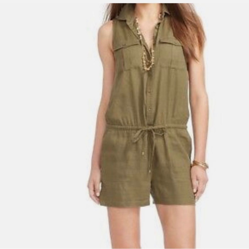 Ralph Lauren Sleeveless Cargo Romper